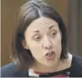  ??  ?? 0 Kezia Dugdale announced her decision to quit last night