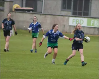  ??  ?? Coola PPS v Mercy College In the Reserve Final at Markievicz Park. Coola won the final.