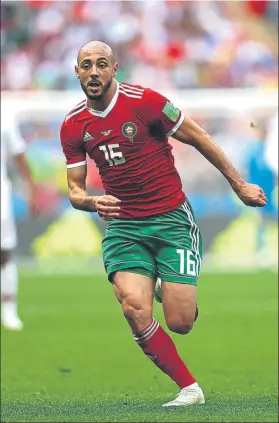  ?? FOTO: GETTY ?? Amrabat asegura que Marruecos no quiere decir adiós al Mundial sin puntuar