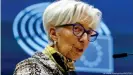  ??  ?? ECB President Christine Lagarde says the lender's loose monetary policy will not end anytime soon