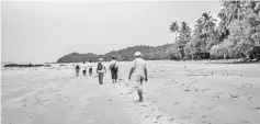  ??  ?? “The Local Authority must ensure that the beaches at Telok Melano are plastics free!”