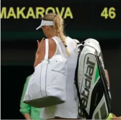  ?? FOTO: AP ?? Ifølge Leif Lemcke er Caroline Wozniacki fuld af pinlige bortforkla­ringer, når hun taber en kamp.