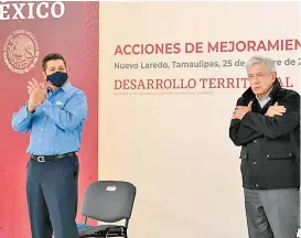  ?? OCTAVIO HOYOS ?? López Obrador en Nuevo Laredo.