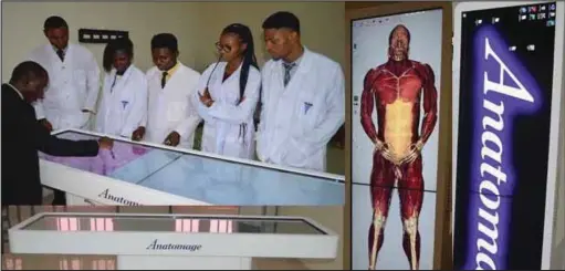 ??  ?? Anatomage Medical Equipment at Edo University, Iyamho, Edo State
