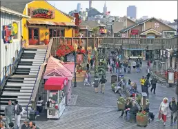  ??  ?? CHILLING: Ex-Marine Everitt Aaron Jameson (right) was arrested for allegedly planning a terror attack on tourist spot Pier 39 in San Francisco.