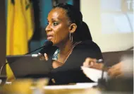  ?? Michael Short / Special to The Chronicle 2015 ?? Oakland Councilwom­an Desley Brooks, shown in 2015, is seeking public funds from a variety of sources for several private job training centers.