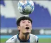 ?? REUTERS ?? Wu Lei shows off his skills during his introducti­on at Espanyol in Barcelona on Tuesday.
