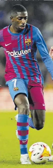  ?? //EFE ?? Dembélé, más cerca de seguir en el Barça