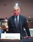  ?? AL DRAGO/AP ?? Several states may have reopened too quickly, Fauci testified, and a lot of young people felt invulnerab­le. “And we know many young people are not, because they’re getting serious disease.”
