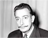  ??  ?? In this file photo taken on Nov 4, 1942 Spanish surrealist painter, Salvador Dali is pictured in New York.