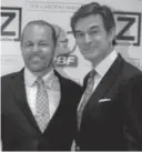  ??  ?? Dr. Al Sears with fellow physician Dr. Oz at the WPBF 25 Health &amp; Wellness Festival held recently in Palm Beach Gardens, Florida.