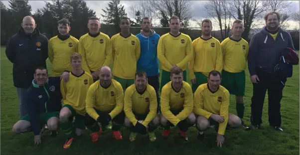  ??  ?? The Rathnew AFC ‘C’ team who defeated Carnew ‘B’ in the Charlie Byrne Cup quarter-final.