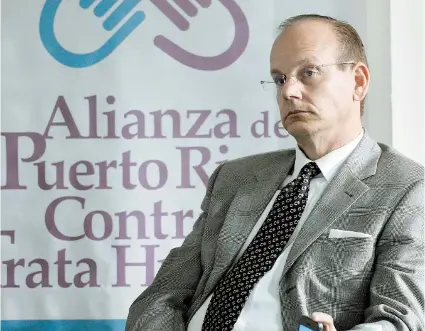  ??  ?? El fiscal Morgan asegura que hay un gran desconocim­iento sobre lo que es la trata humana.