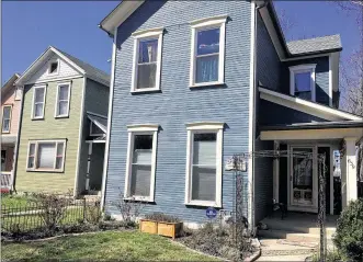  ?? CORNELIUS FROLIK / STAFF ?? These three homes on the 600 block of Oak Street in the South Park neighborho­od received property tax breaks for rehab projects.