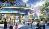  ?? WALT DISNEY CO. ?? A new pavilion will be home base for Epcot’s signature festivals.