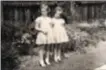  ??  ?? Wartime pals: Evacuee Doreen Rowles (right) and Mary Male in St Albans