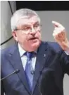  ??  ?? Thomas Bach