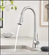  ?? Moen ?? U by Moen Smart Faucet can be voice activated and can deliver exact amounts of water, among other advancemen­ts.