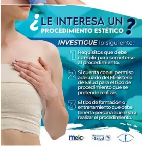  ?? MINISTERIO DE SALUD ?? Este es uno de los afiches de la campaña.