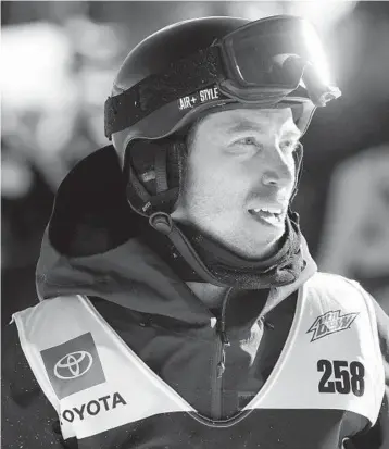  ?? HUGH CAREY/AP ?? Three-time snowboardi­ng gold medalist Shaun White says he’s retiring after the Beijing Games.