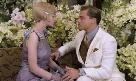  ?? Photograph: Daniel Smith/Allstar/Warner Bros ?? Carey Mulligan as Daisy Buchanan with Leonardo DiCaprio as Jay Gatsby in Baz Luhrmann’s 2013 adaptation of The Great Gatsby.