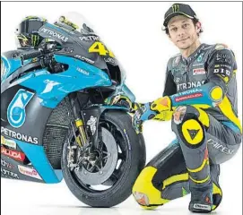  ?? FOTO: PETRONAS ?? Valentino Rossi, con los colores Petronas SRT.
Los resultados decidirán si sigue