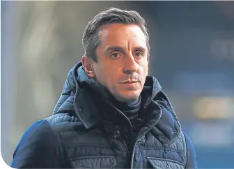  ??  ?? Gary Neville admits any potential deal for Wembley is simply “short-term thinking”
