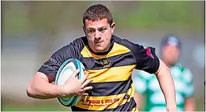  ?? ?? Avon RFC’S club captain Kane Book made his 350th appearance for the first team during their victory over Huish Tigers