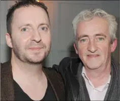  ??  ?? James Mackin and Seamus McArdle.