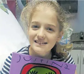  ??  ?? Justina. Esperó cuatro meses un trasplante de corazón que no llegó.