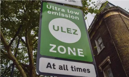  ?? Photograph: Vuk Valcic/SOPA Images/REX/ Shuttersto­ck ?? London’s Ulez area will be significan­tly expanded to help cut emissions in the capital.