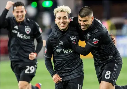  ?? FaCEBOOK DEl DC UniTED ?? Ulises Segura (8) es ficha del DC United de la MLS, con sede en la capital de EE. UU., Washington DC. Joseph Mora (fuera de foto) también juega para el conjunto capitalino.