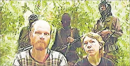  ?? SUBMITTED PHOTO ?? Gracia Burnham and her husband Martin were held captive for more than a year by the terrorist group Abu Sayyaf from May 2001 to June 2002. Martin was killed during the final gunfight before his wife was rescued. Gracia Burnham recently brought her...
