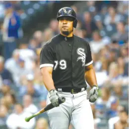  ?? LINDSEY WASSON/GETTY IMAGES ?? Jose Abreu reacts after striking out in the fourth inning against Mariners starter Wade LeBlanc on Friday in Seattle.