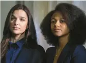  ?? NICK STRASBURG/HBO ?? Marisa Abela, left, as Yasmin and Myha’la Herrold as Harper in “Industry,” now in its second season.