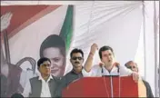  ?? VIJAYANAND GUPTA /HT FILE ?? ■ Rahul Gandhi, the then Congress vicepresid­ent, during an election rally in Chhattisga­rh in 2013. The party has been out of power in the state since 2003.