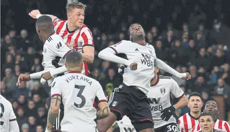  ?? ?? Daniel Ballard playing for Sunderland against Fulham in the FA Cup.