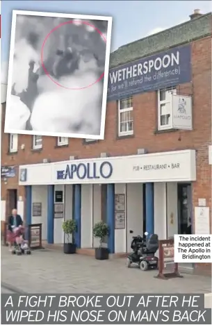  ??  ?? The incident happened at The Apollo in Bridlingto­n