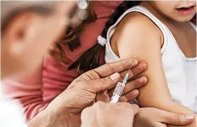  ?? ?? Parents are being to check their children’s MMR vaccine status due to a surge in measles cases in recent months