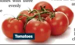  ??  ?? Tomatoes