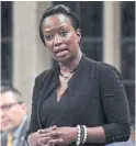  ??  ?? Liberal MP Celina Caesar-Chavannes first raised questions about her interactio­ns with Justin Trudeau in a tweet posted earlier this week.