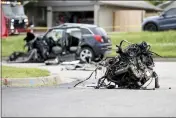  ?? TANNER LAWS — TULSA WORLD, FILE ?? The scene of a fatality car crash in Tulsa, Okla.