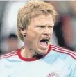  ?? FOTO: DPA ?? Vulkan oder Titan? Oliver Kahn 2008 in der Arena zu München.