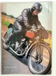  ?? ?? Stuart Jukes on his 250cc Manxman, photograph­ed for a 1997 feature.