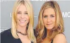  ?? Picture: GETTY ?? FRIENDS: Chelsea Handler (left) and Jennifer Aniston.