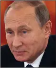  ??  ?? Manoeuvres: Putin yesterday