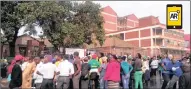  ?? PICTURE: ARTHI GOPI ?? ANGRY PROTEST: A large and vocal crowd gathered outside the Verulam Magistrate’s Court yesterday, calling for a rape and murder suspect not to be let out on bail.