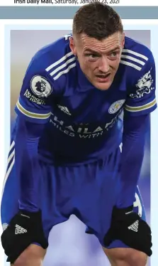  ?? NMC POOL ?? Sore point: Vardy faces minor surgery