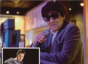  ??  ?? Hard Rock Cafe chairman Tan Sri Syed Yusof Syed Nasir says Elvis Presley fans can expect a ‘rocking good time’ at the tribute concerts featuring Johnny Thompson (inset).