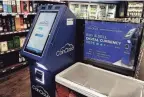  ?? ART ILLMAN/METROWEST DAILY NEWS ?? Bitcoin ATMS are connected to a bitcoin wallet instead of a bank and allow you to buy bitcoins with cash or a debit card. Instead of giving you physical coins, the BTMS send bitcoin to your wallet via a QR code.